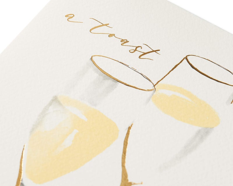 Papyrus Wedding Card for Couple (Champagne Toast) - Image 5